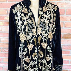 Soft Surroundings black Antoinette jacket
